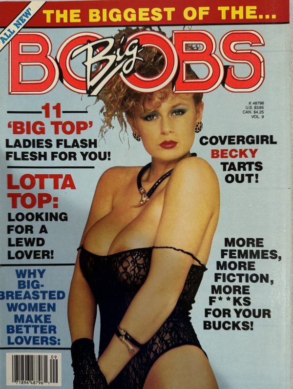 Big Boobs #9 1987 *CG Becky, Lotta Top, Christy Canyon, & More!*
