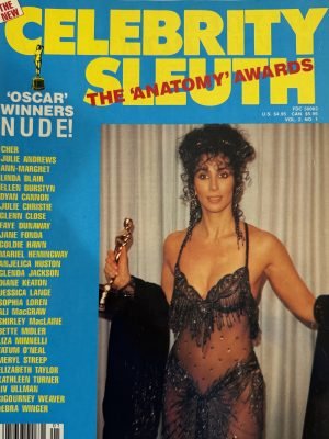 Celebrity Sleuth 2/1 1988 *Oscar Winners Nude*