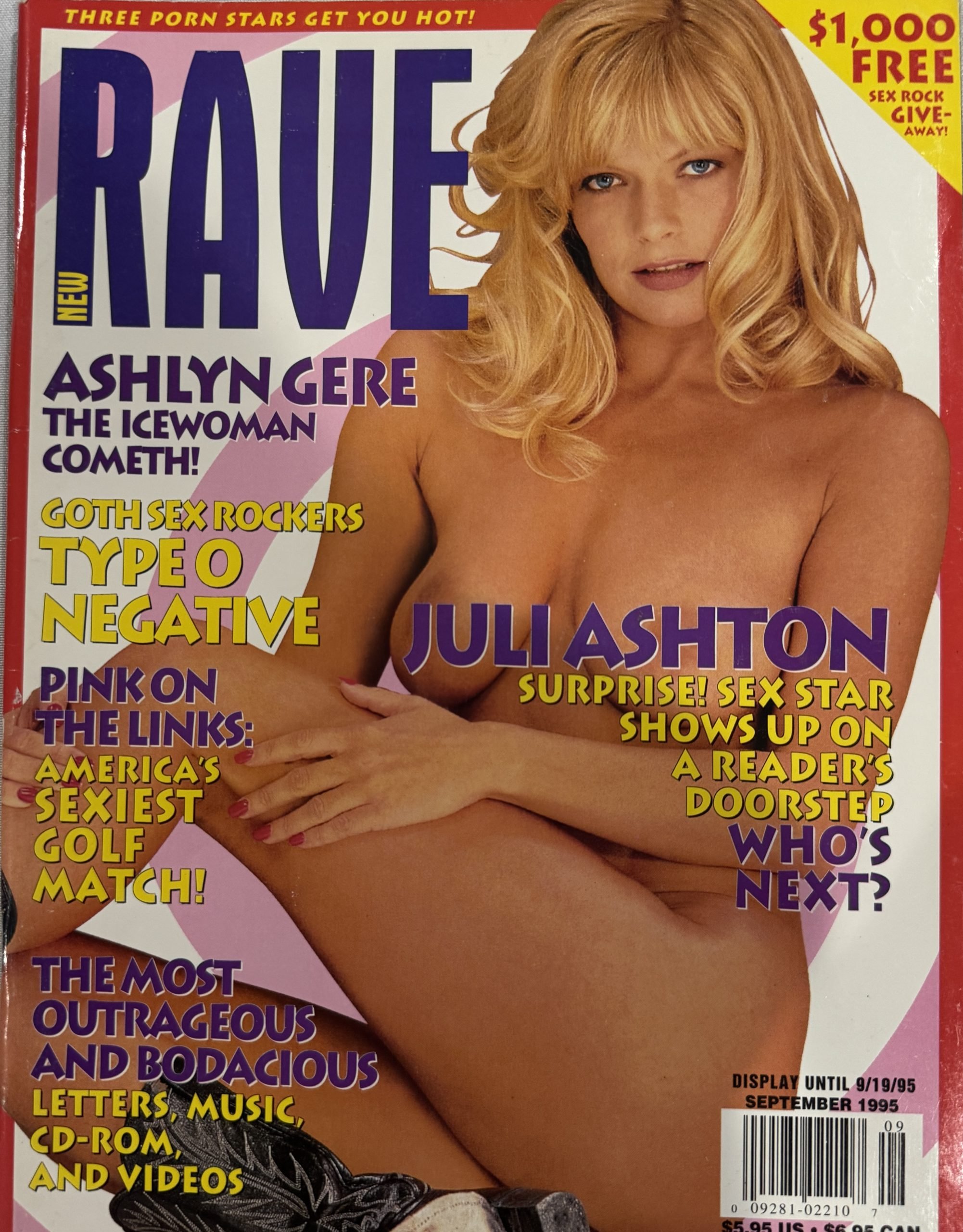 New Rave September 1995 *Ashlyn Gere & Juli Ashton*