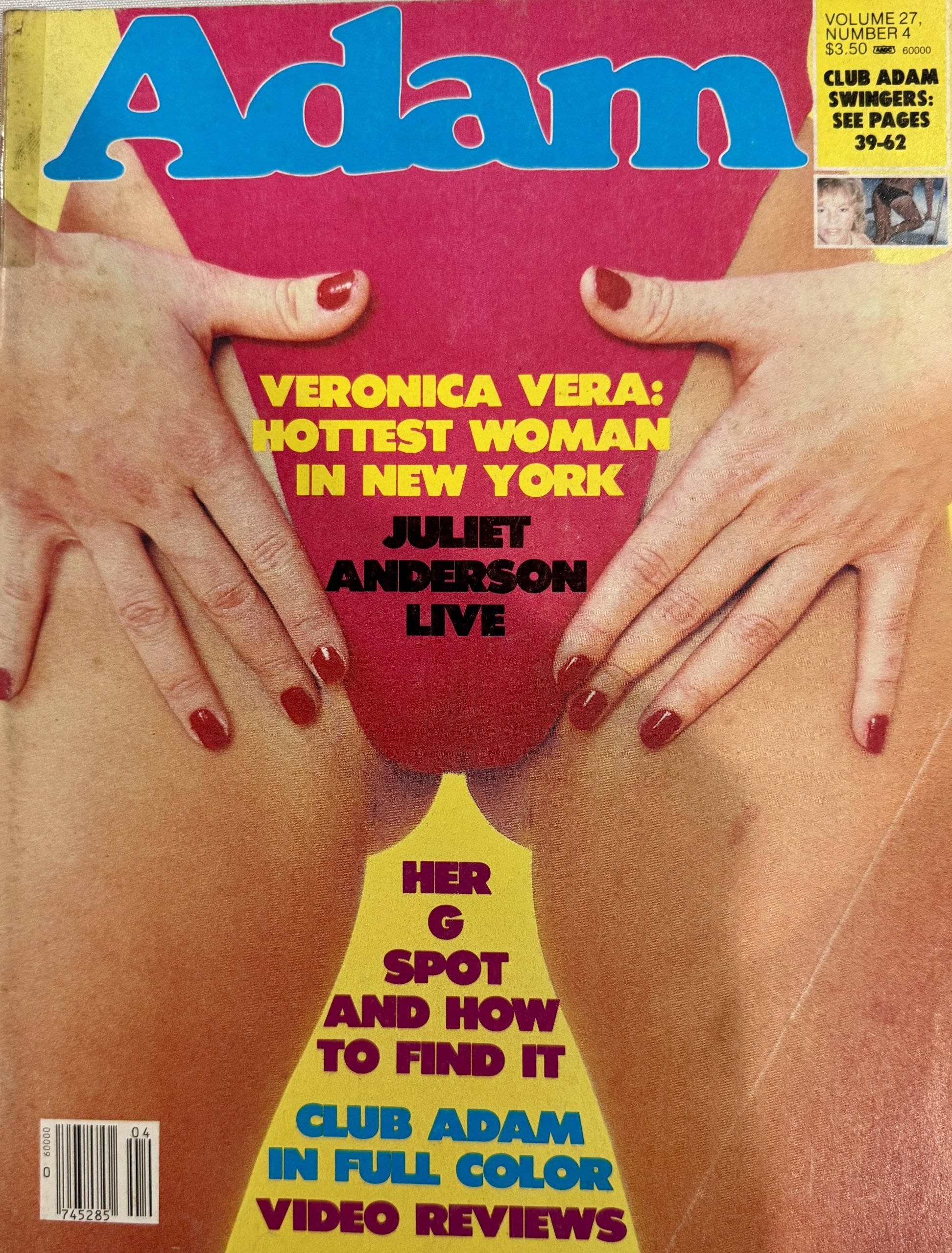 Adam 27/4 April 1983 *Veronica Vera & Juliet Anderson*