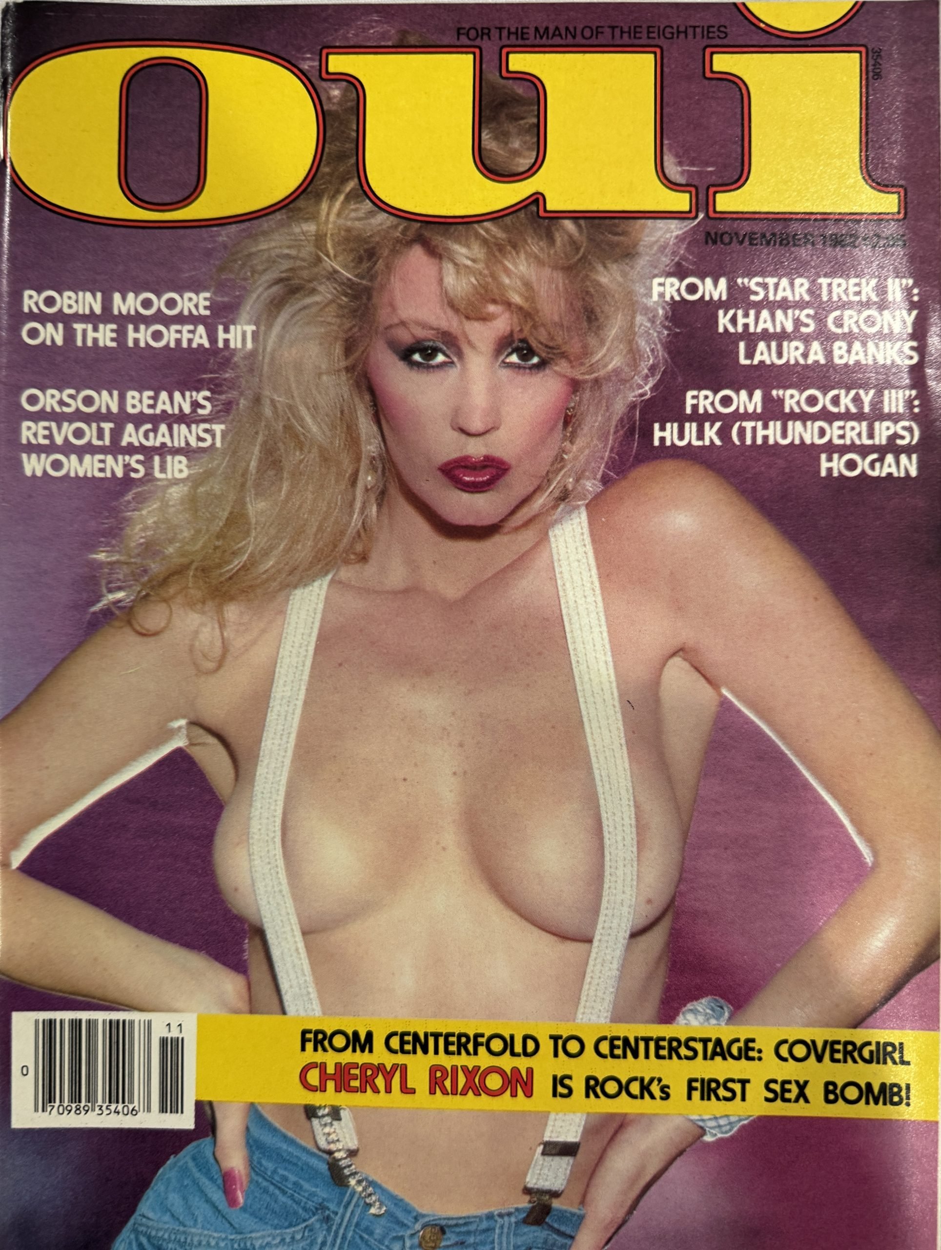 Oui November 1982 *CG & CF Cheryl Rixon, Laura Banks, Joanne Latham, & More!*