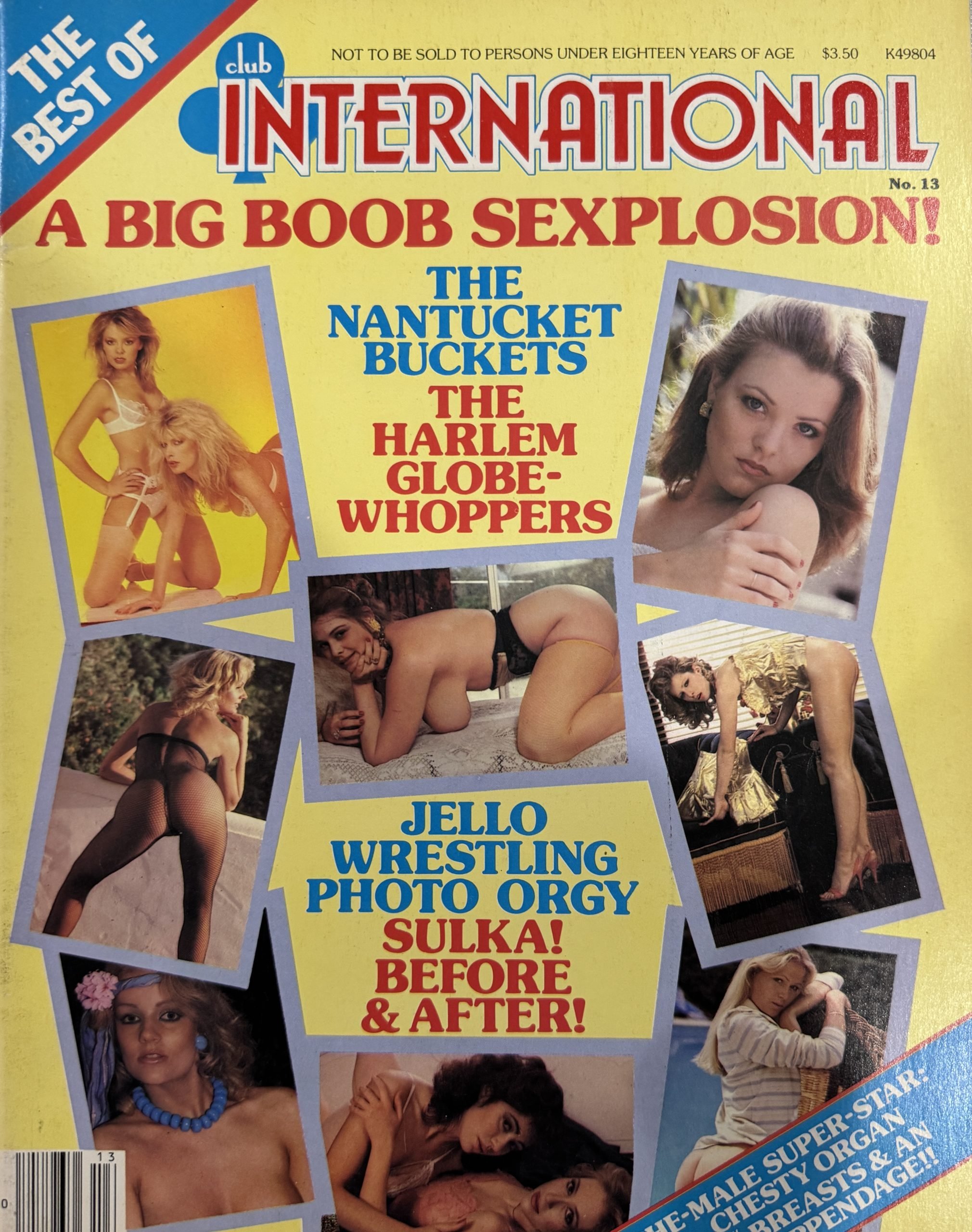 The Best of Club International #13 1982 *CG Chesty Organ* -Big Boob Explosion!-