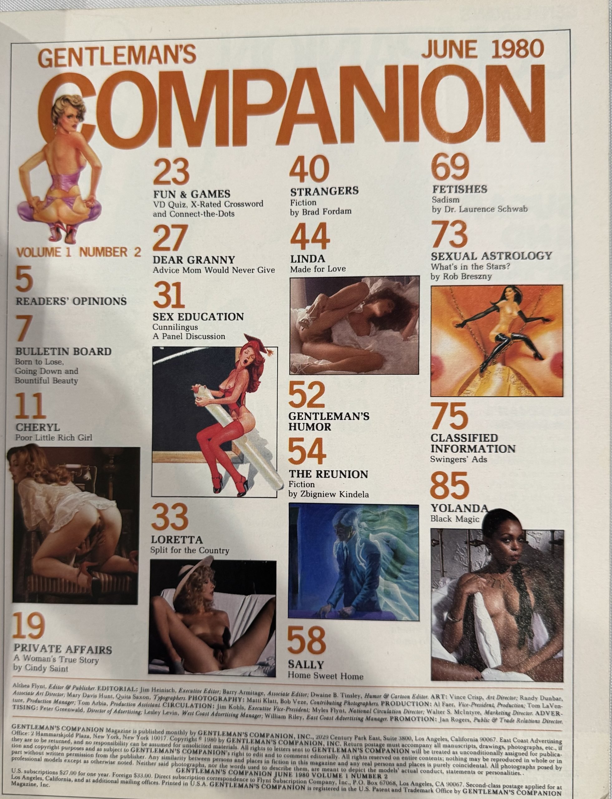Gentleman's Companion June 1980 *CG Linda* - Image 2