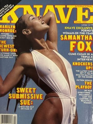 Knave International April 1981 *Marilyn Monroe, Samantha Fox, & More!*
