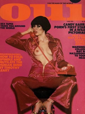 Oui June 1976 *CG & CF Letitia Bombay* -Candy Barr's First Wild Pictorial Ever!- ++