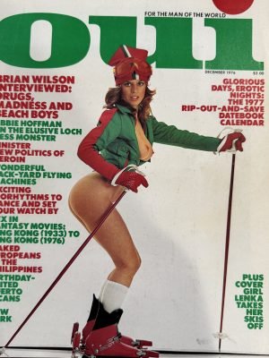 Oui December 1976 *CG Lenka Novakova* -FREE 1977 Datebook, Never Removed-