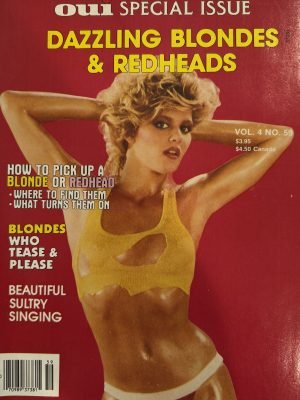 Oui Special Issue Dazzling Blondes & Redheads 4/59 1985 *RARE*