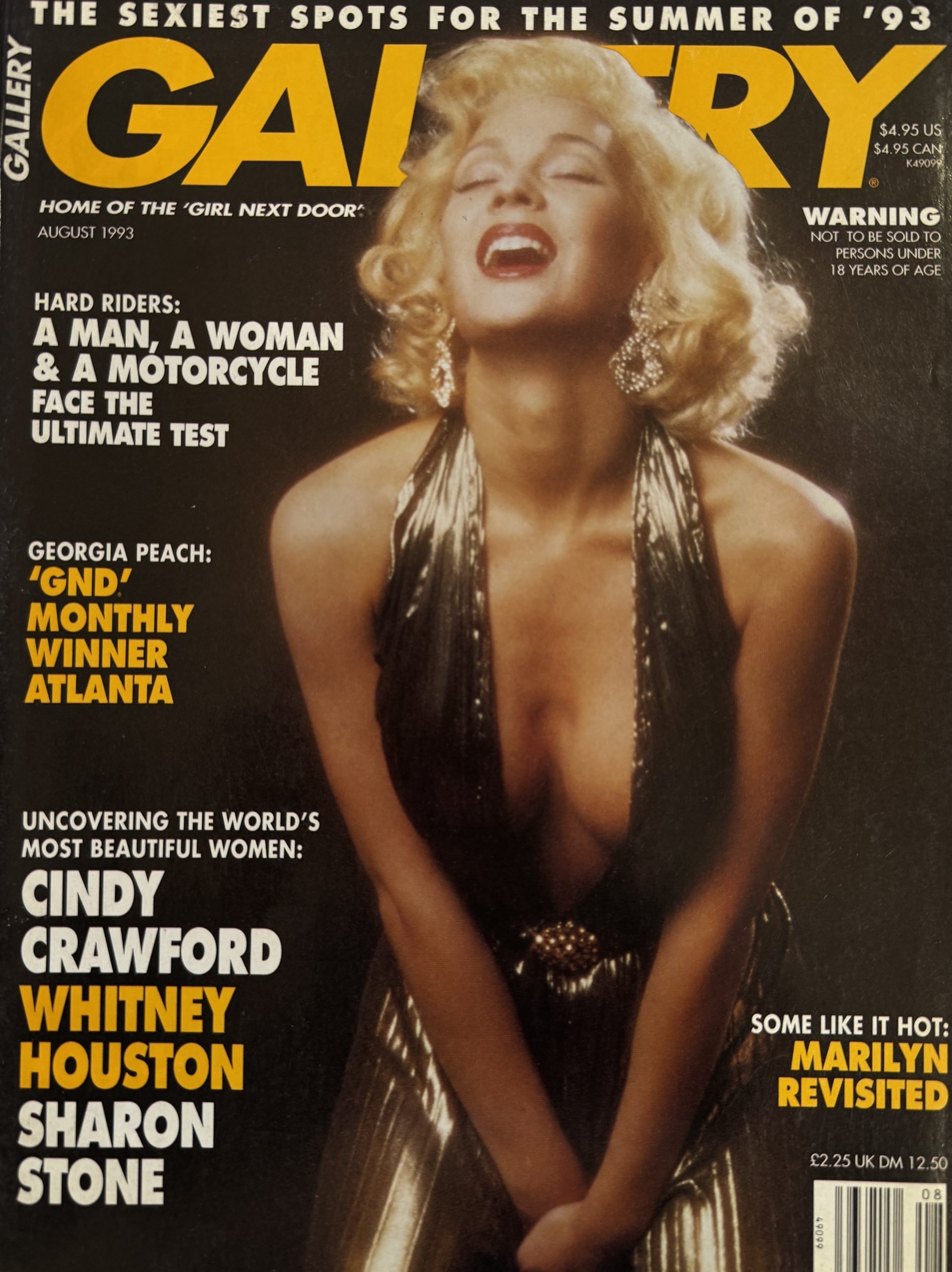 Gallery August 1993 *CG Marlene as Marilyn Monroe & CF Jennifer* -Cindy Crawford, Whitney Houston, Sharon Stone, & More!-