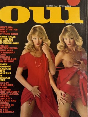 Oui January 1977 *CG Christine Burke, CF Jeanne*