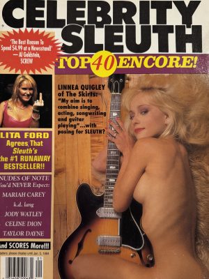 Celebrity Sleuth 7/1 1993 *CG Linnea Quiley, Lita Ford, Celine Dion, Taylor Dayne, & More!*