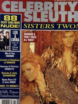 Celebrity Sleuth 6/6 1993 *CG Sisters Shannon Tweed & Tracy Tweed*