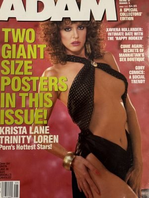 Adam 31/5 May 1987 *CG Krista Lane, & Trinity Loren, Two Giant Posters* -Xaviera Hollander-