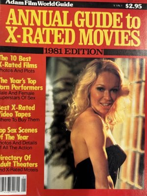 Adam Film World Guide Annual Guide to X Rated Movies 1/1 May 1981 *Jesie St. James , Marilyn Chambers, John Holmes and More!*