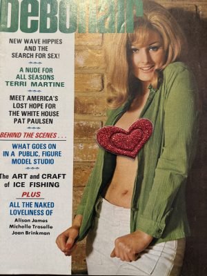 Debonair Magazine February 1969 *CF Terri Martine, Alison James, Michelle Roselle, Joan Brinkman*