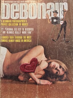 Debonair August 1967*Deb Of The Month April O'Brian*