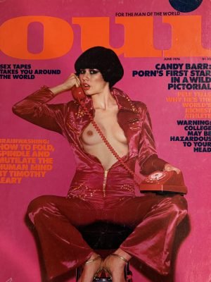 Oui June 1976 *CG & CF Letitia Bombay* -Candy Barr's First Wild Pictorial Ever!-