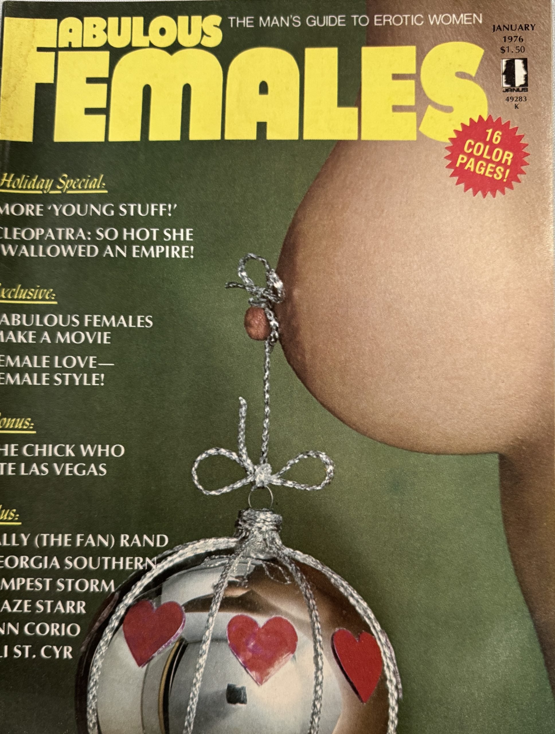 Fabulous Females 5/1 January 1976 *Tempest Storm / Blaze Starr*
