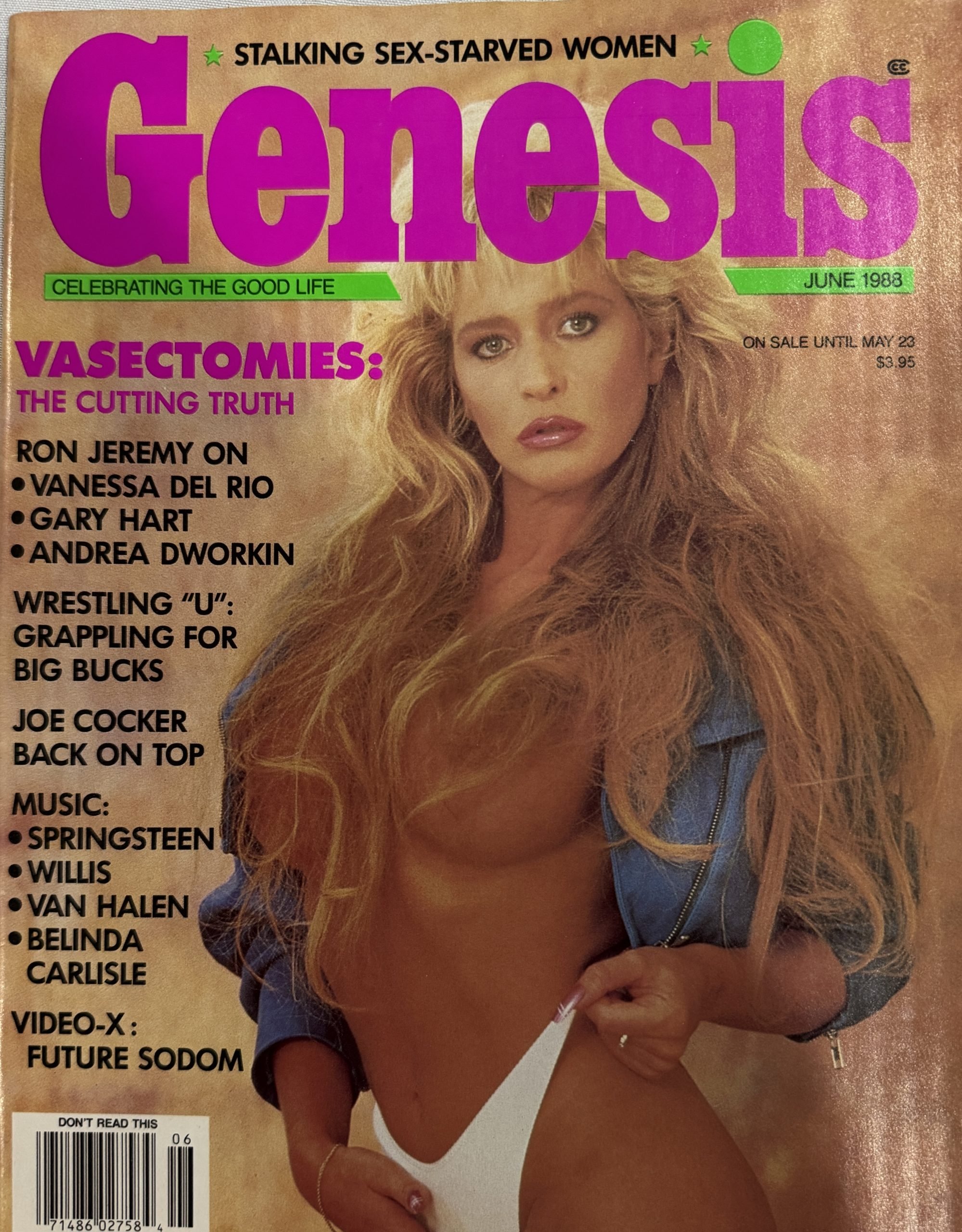 Genesis June 1988 *CG Angela Baron* -Ron Jeremy-