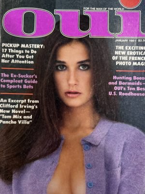 Oui January 1981 *CG Demi Moore*