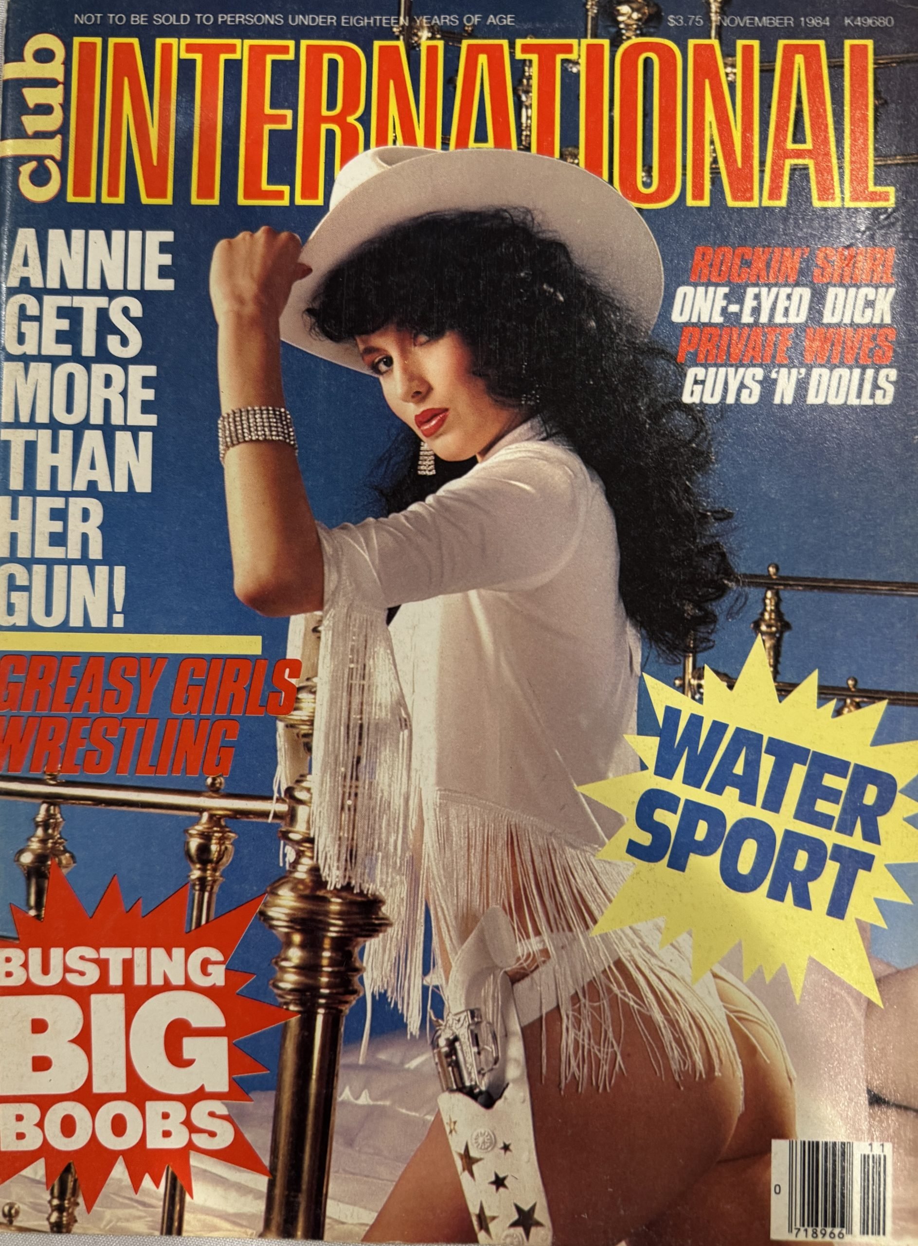 Club International November 1984 *CG & CF Annie* -FREE Newspaper*
