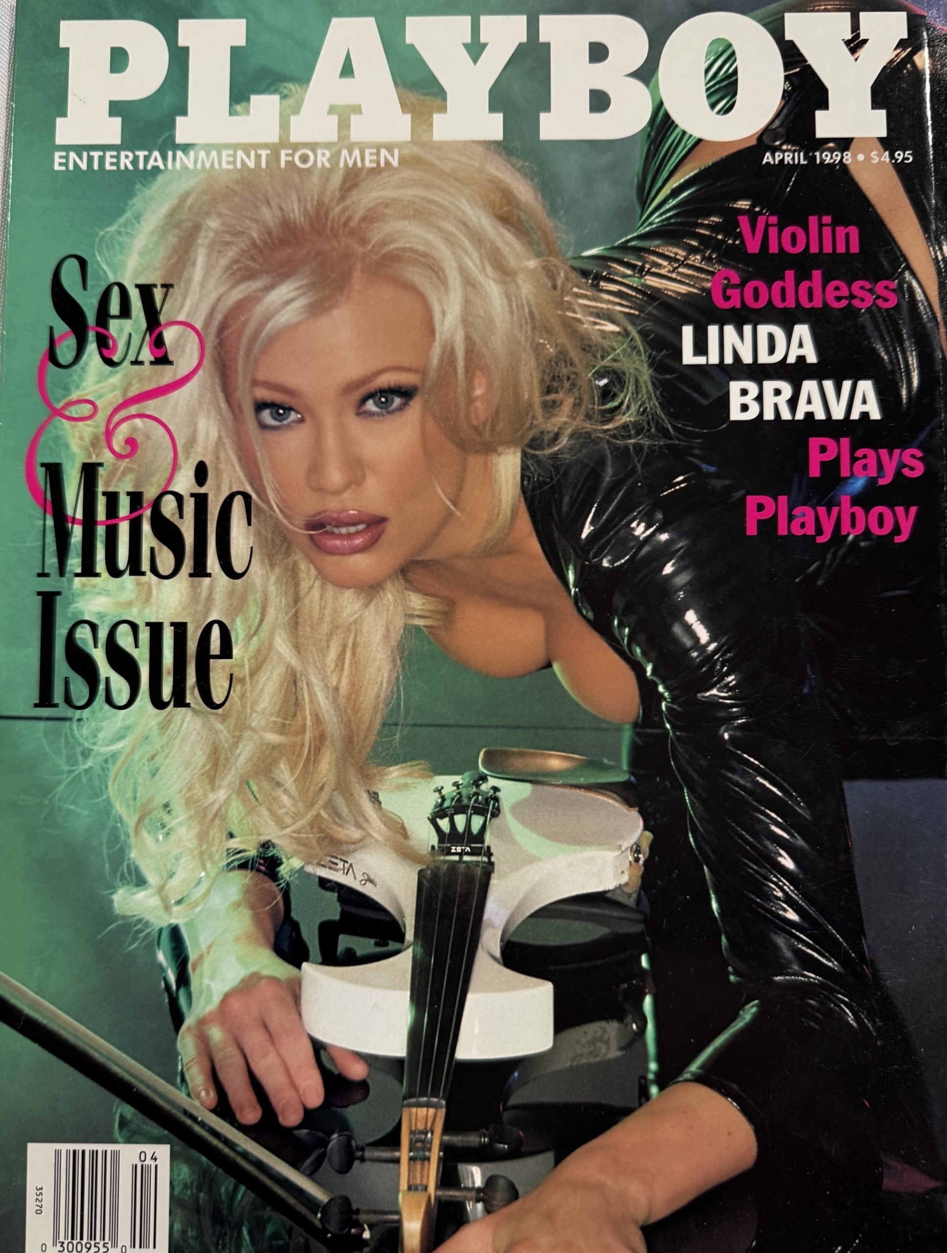 Playboy April 1998 *CG Linda Brava, CF Holly Joan Hart, & More!* ++