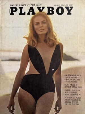 Playboy August 1968 *CG Aino Korva, Carroll Baker, Gale Olson, & More!* ++