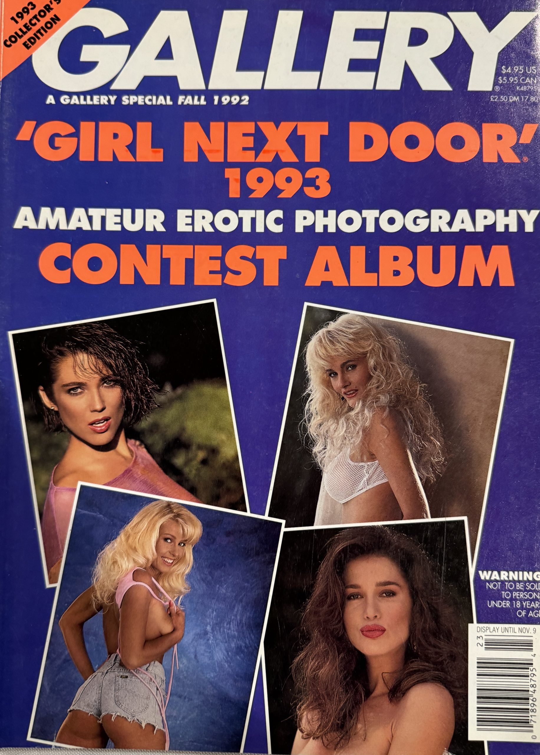 Gallery Girl Next Door 1993 Amateur Erotic Photography Contest Album ++