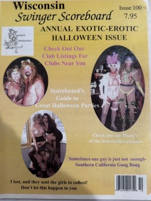 Wisconsin Swingers Scoreboard Annual Erotic Halloween Issue #100 1998