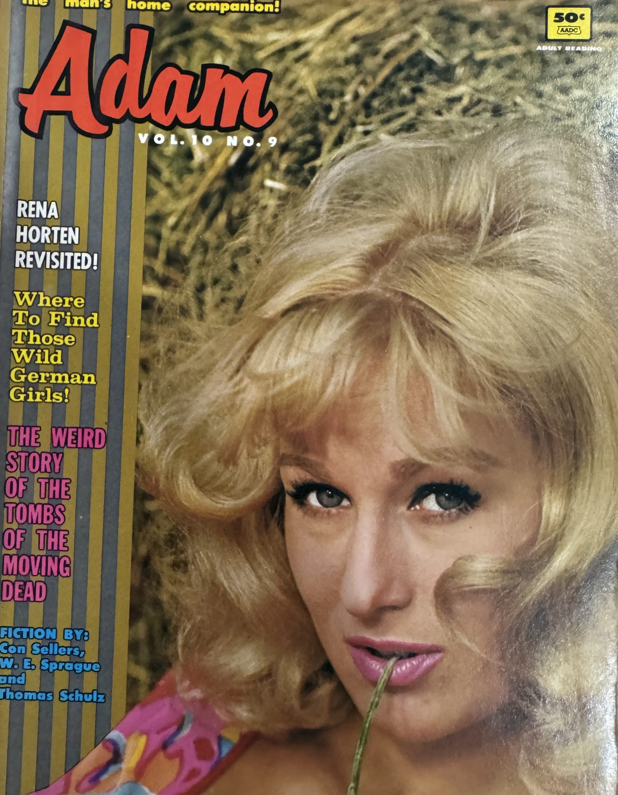 Adam 10/9 September 1966 Pin Up Magazine *Rene Horten*
