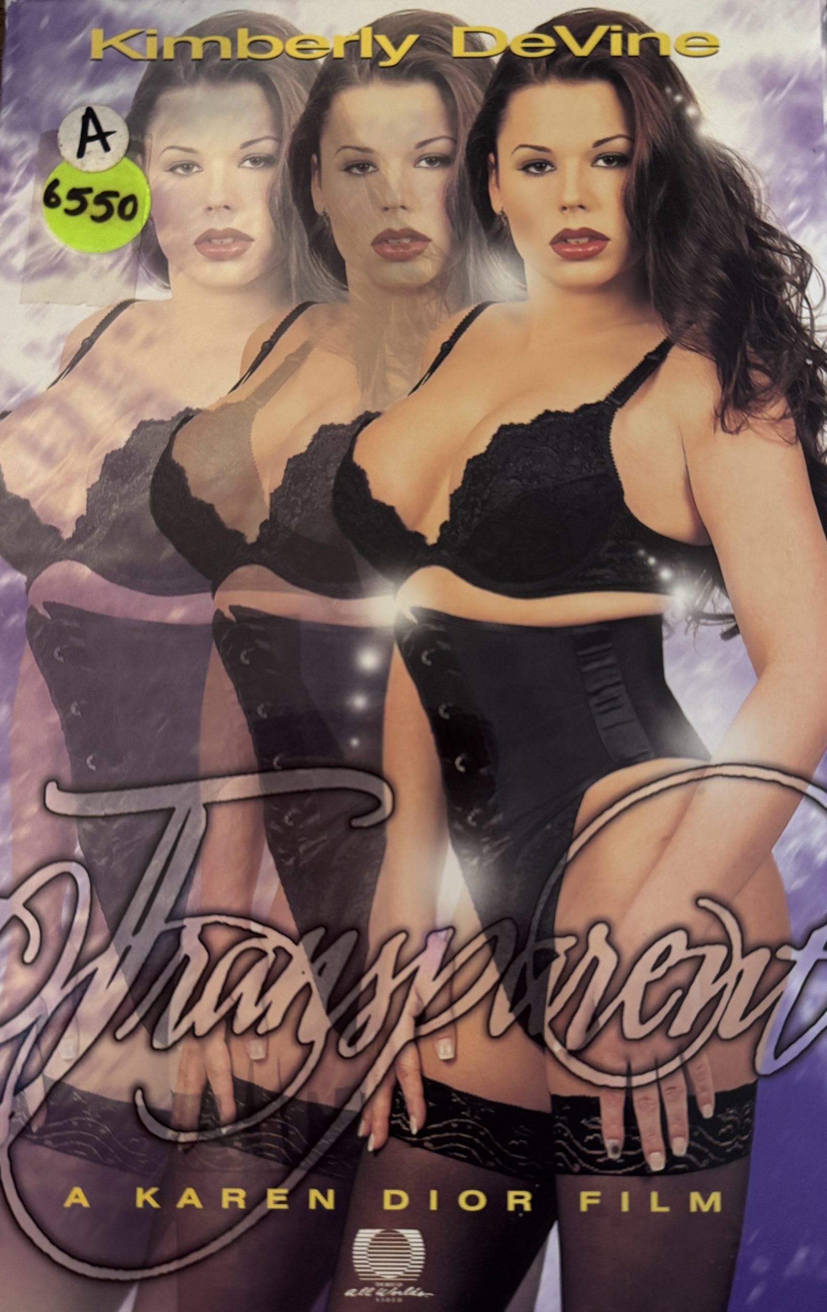 Transparent 1998 VHS *Anthony, Cinnamon, Dirk Adams, Gina, Kimberly DeVine, Lisa Lawrence*