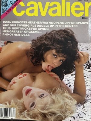 Cavalier July 1985 *8 Page Spread of Heather Wayne* -CG'S & CF'S Lisa & Pamela-