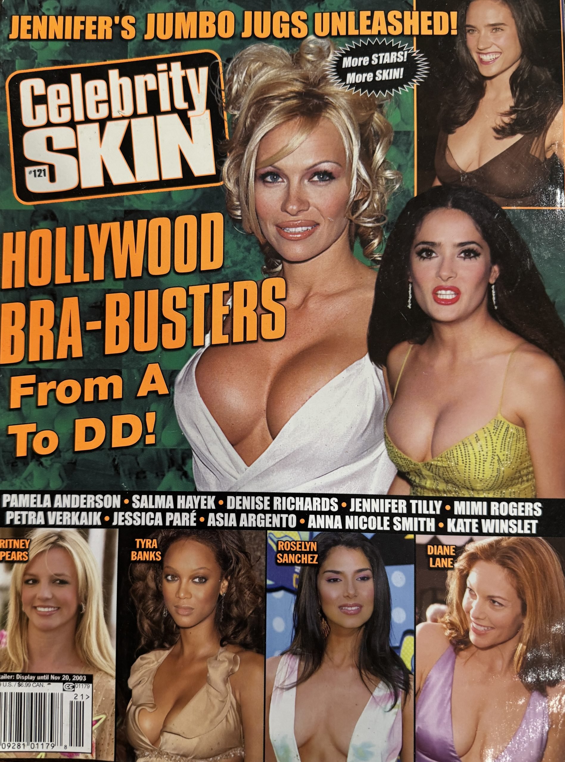 Celebrity Skin #121 October 2003 *CG Pamela Anderson, Britney Spears, & More!*