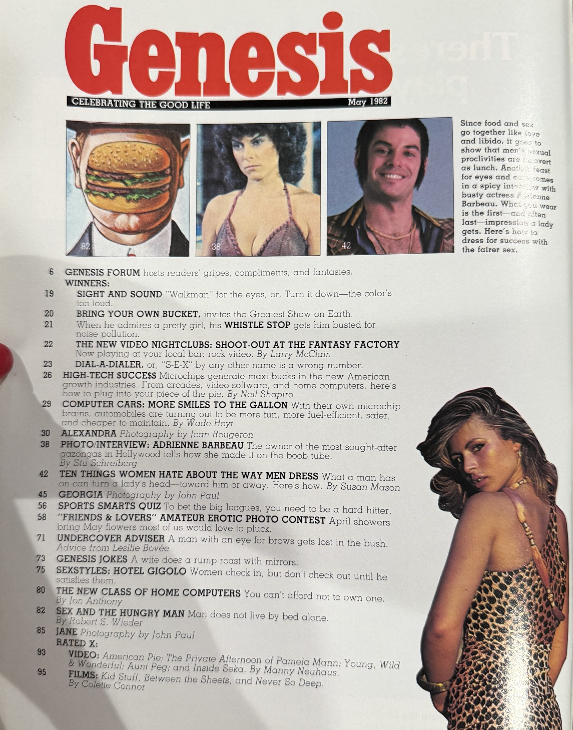 Genesis May 1982 *Adrienne Barbeau* - Image 2