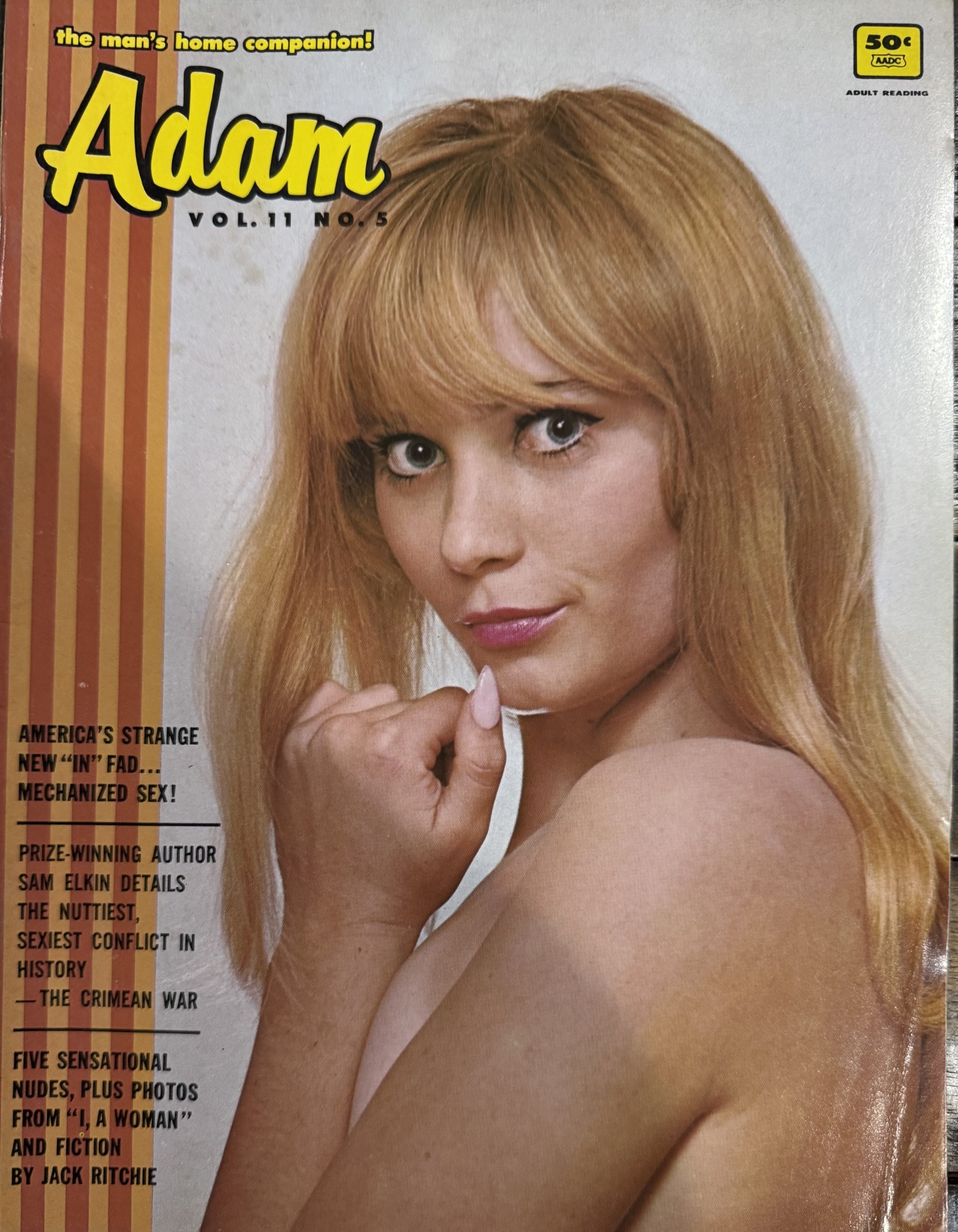 Adam 11/5 May 1967 *Cover/Centerfold Girl Paola *