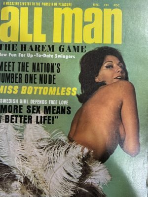 All Man December 1967 *Centerfold Girl Busty Nicole Nicolet*