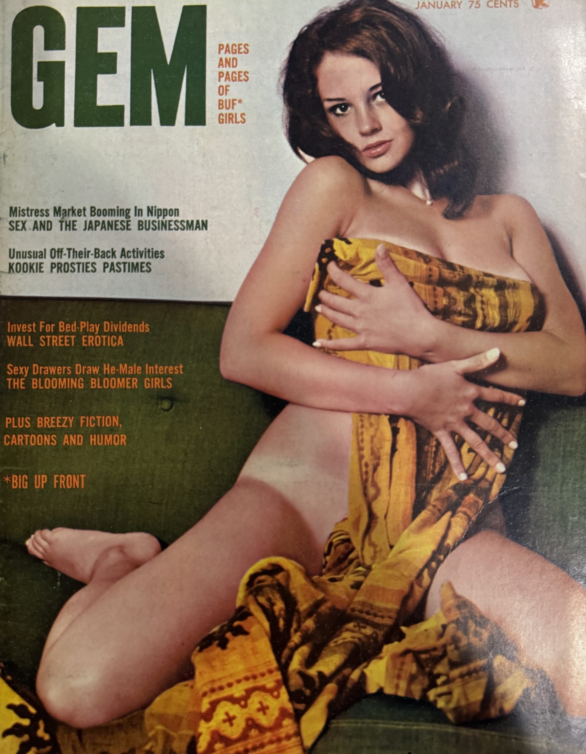 Gem January 1969 Pin Up Magazine
