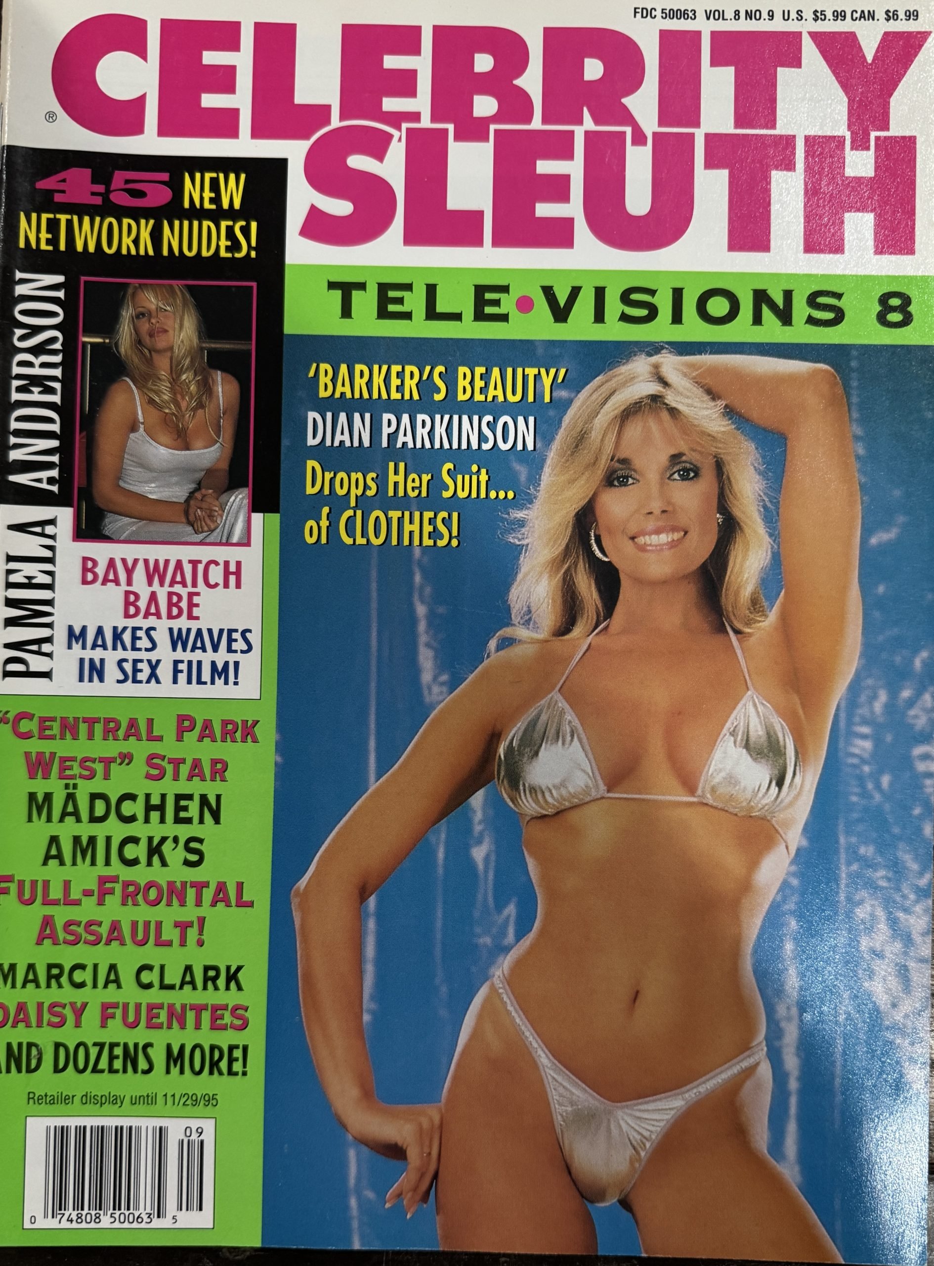 Celebrity Sleuth 8/9 1995 Tele Vision 8 *CG Dian Parkinson, & Many More!*