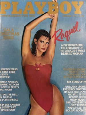 Playboy December 1979 Gala Christmas Issue  *CG Raquel, CF Candace Collins*