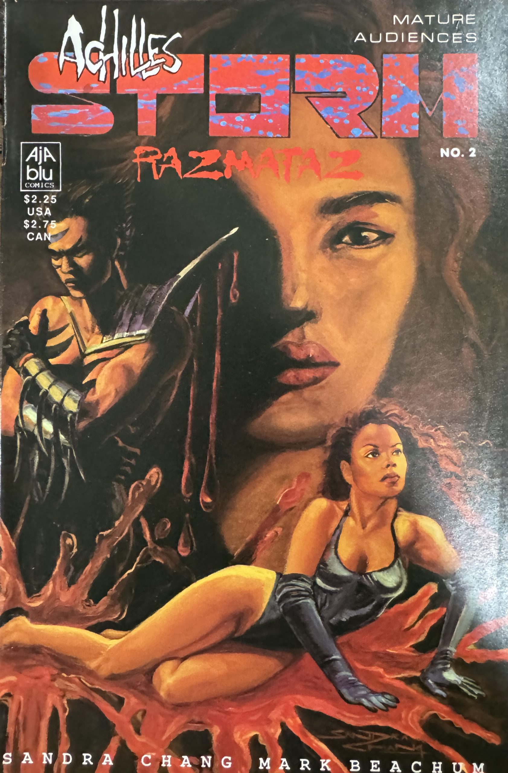 Achilles Storm Razmataz #2 January 1991 Comic/Comix
