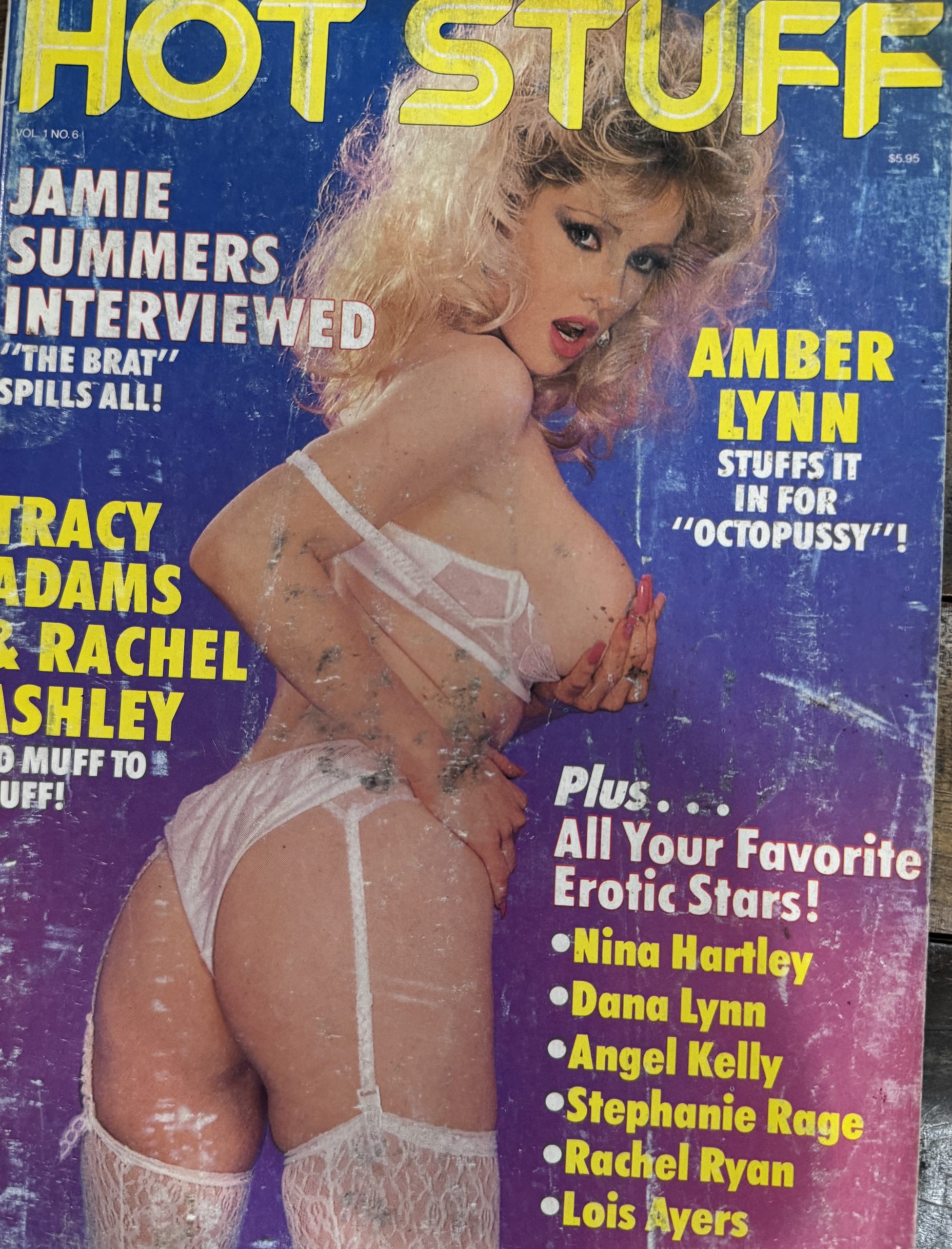 Hot Stuff 1/6 80'S *Jamie Summers, Amber Lynn, Tracy Adams, Rachel Ashley, Nina Hartley, & Many More!*