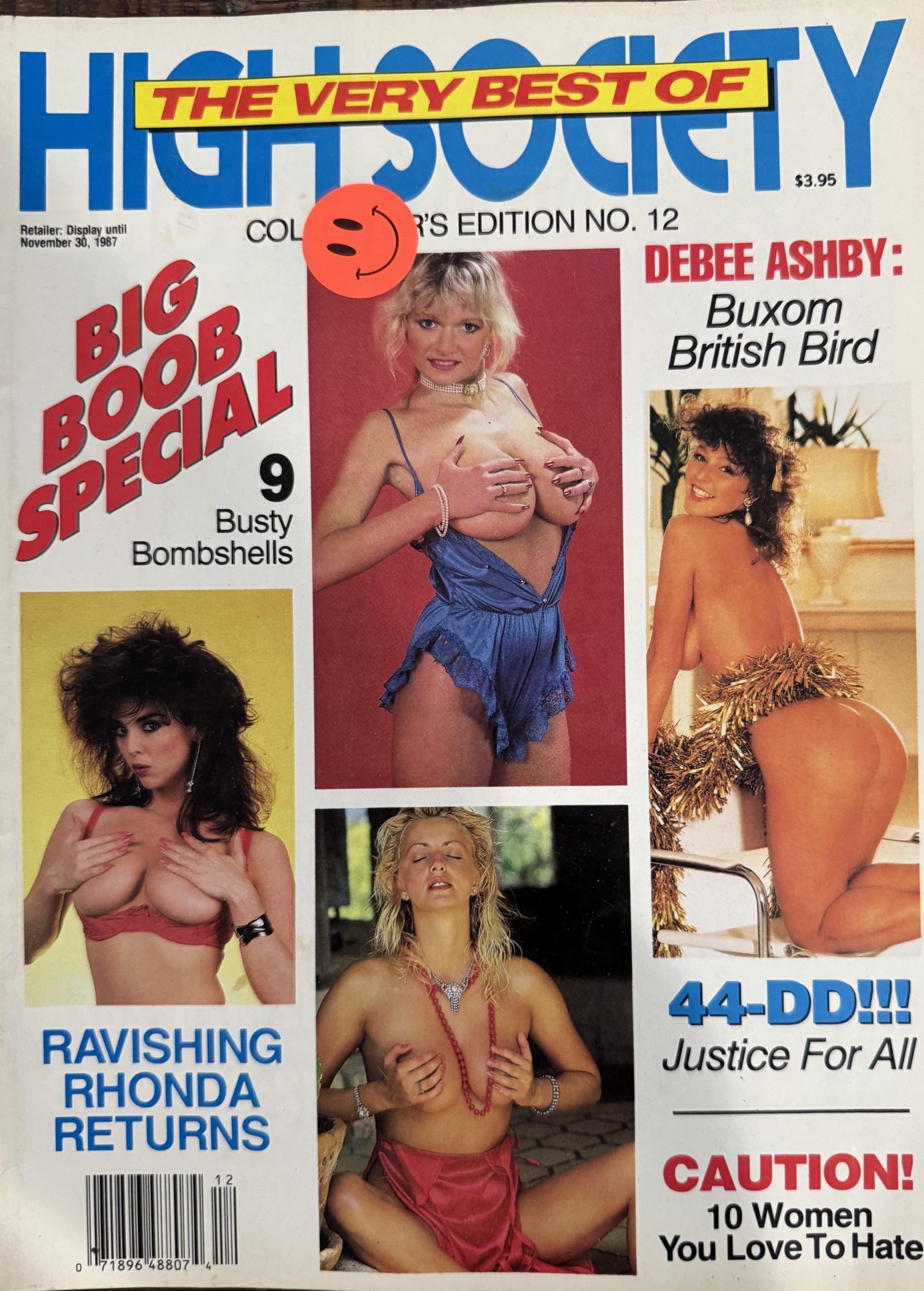 The Best of High Society #12 1987 *CG Catherine, CF Debee Ashby, & More!*