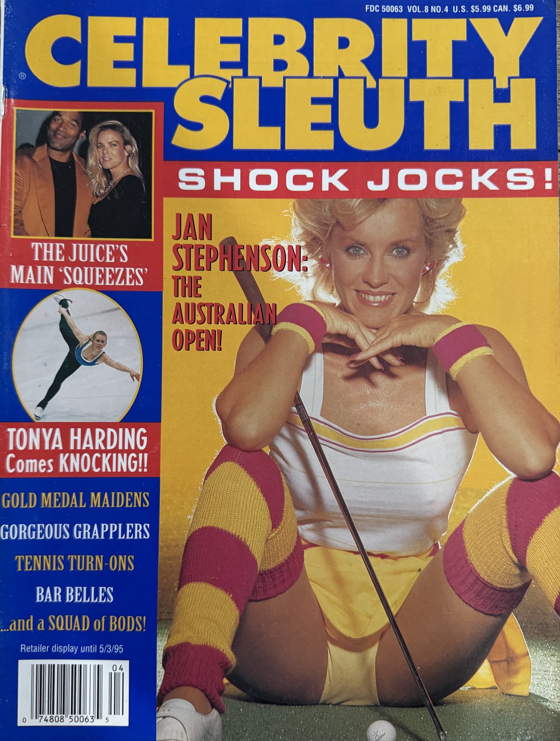 Celebrity Sleuth 8/4 1995 *CG Jan Stephenson, Tonya Harding, & Many More!* ++