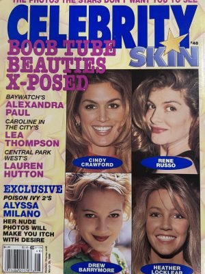 Celebrity Skin #48 February 1996 *CG'S Cindy Crawford, Rene Russo, Drew Barrymore, & Heather Locklear*