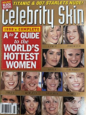 Celebrity Skin #64 December 1997 *Covergirl Milla Jonovich, Salma Hayek & Patsy Kensit*