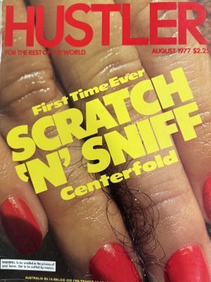 Hustler August 1977 *CF Stacy - First Scratch N Sniff CF*