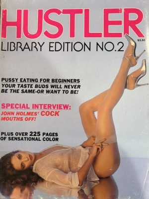 Hustler Library Edition No.2 1977 John Holmes *Lydia -Full Size Poster & Chrissy Full Size Poster* Both Never Removed!