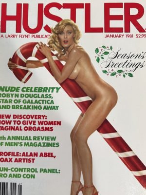 Hustler January 1981 *Season's Greetings* -Nude Celebrity Robyn Douglass-