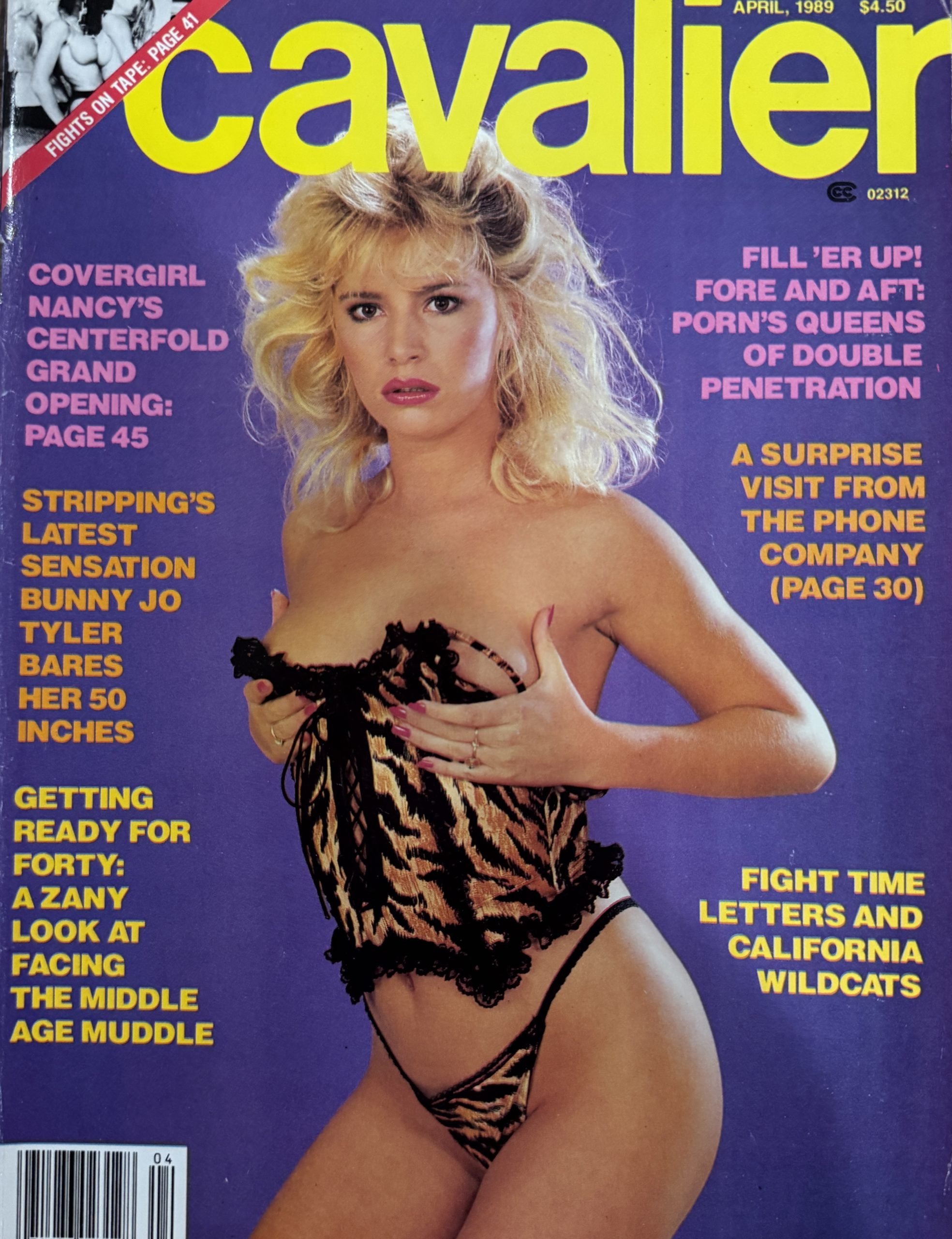 Cavalier April 1989 *CG & CF Nancy, Bunny Jo, & More!*
