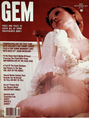 Gem September 1977 *Dean Ackerlund* -CG & CF Gidget-